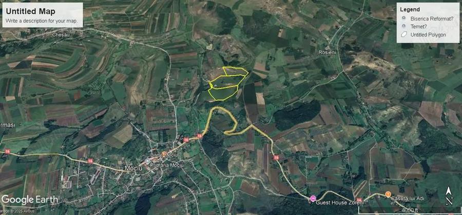 Vand teren 20.75 ha Mociu jud Cluj - 1
