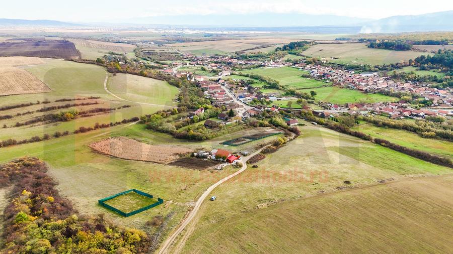 Ocazie: Teren 642mp, Rusciori, deschidere drum, zona frumoasa |SkyView - 2