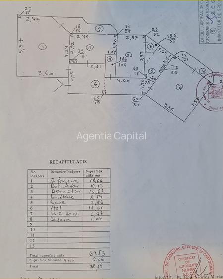 Apartament 3 camere Mazepa