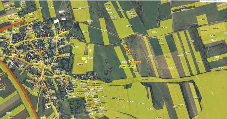 PROPRIETAR Teren langa satul Bungard - 1