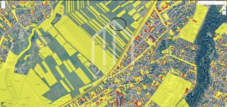 Teren de vanzare in Sibiu 1000 mp zona Campsor - 1