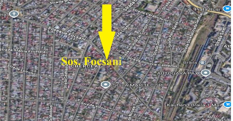 Sos. Focsani 236 mp cu UTILITATI deschidere 14 m Chercea - 1