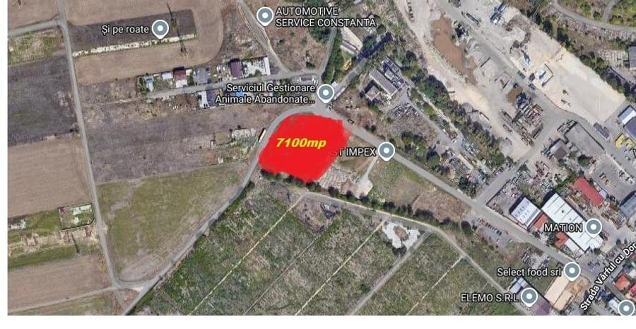 De vânzare teren intravilan 7.100 mp, cu dublă deschidere la șoseaua asfaltată - 1