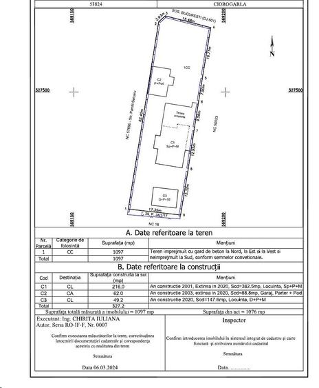 Ciorogarla-casa Sp+ P+M, garaj 2 loc+pod locuibil si casa oaspeti, teren=1097mp - 20