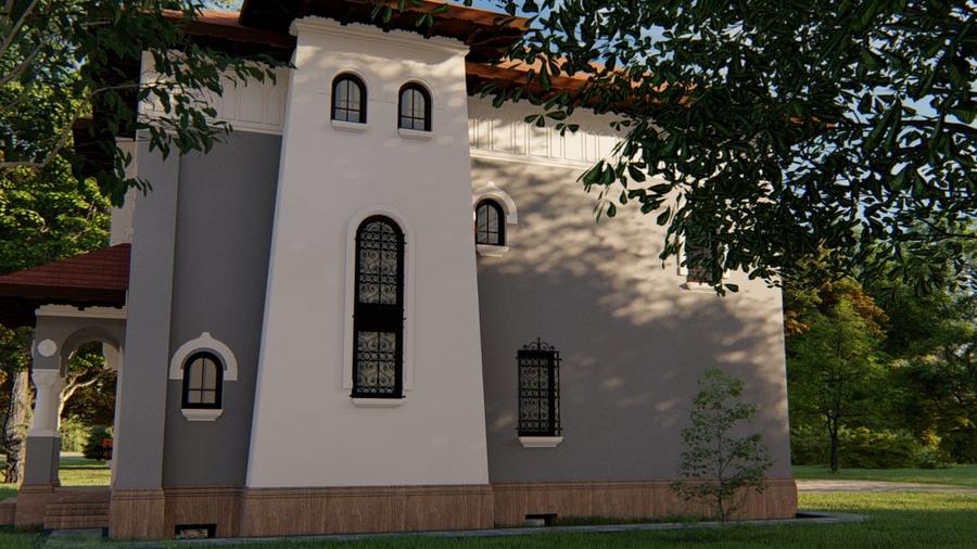 Lac Străulești | Casă în STIL NEOROMÂNESC | Proiect unic | S+P+E+M |Curte 549 mp - 3