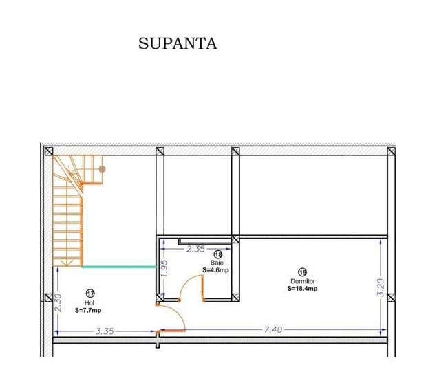 Apartament 3 camere pe 2 nivele 82mp in zona lidl giroc mobilat/utilat - 7