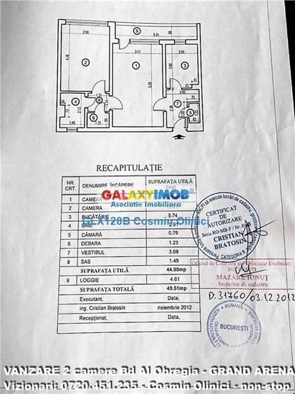 Apartament 2 camere Bd Obregia etaj 2 aproape Grand Arena 50 mp - 6