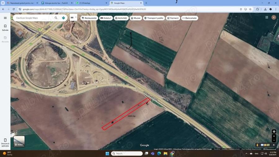 Teren de 5000 mp, în Ciorogârla