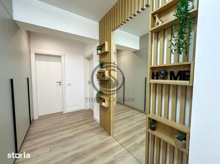 Apartament cu 2 camere semidecomandat, mobilat în Nord