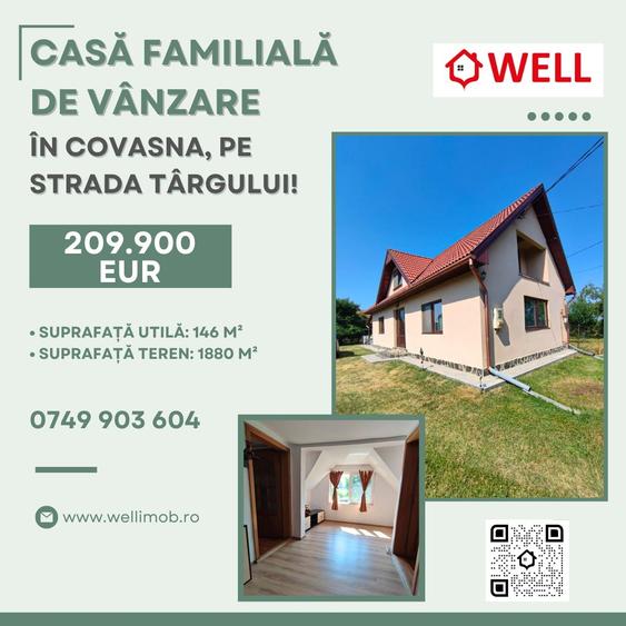 Casă familială de vânzare în Covasna, pe strada Târgului! - 1