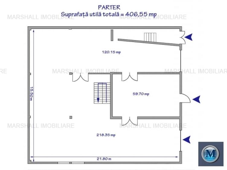 Spatiu industrial de vanzare, zona Exterior Vest, 798.55 mp #15366 - 13