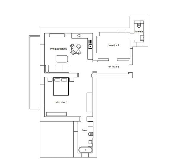 Apartament Ultracentral Premium 3 Cam 2 Bai Armatei Romane 10 Muzeu - 5