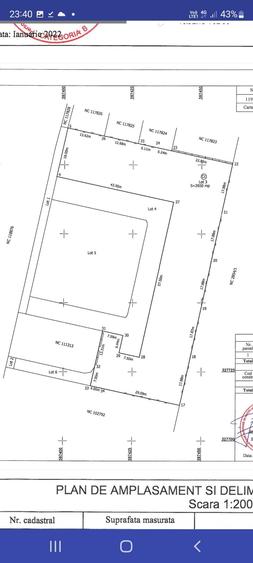 Proiect cu autorizatie 21 case, Sos Cernica, Lebada Lac, 5036 mp teren - 10