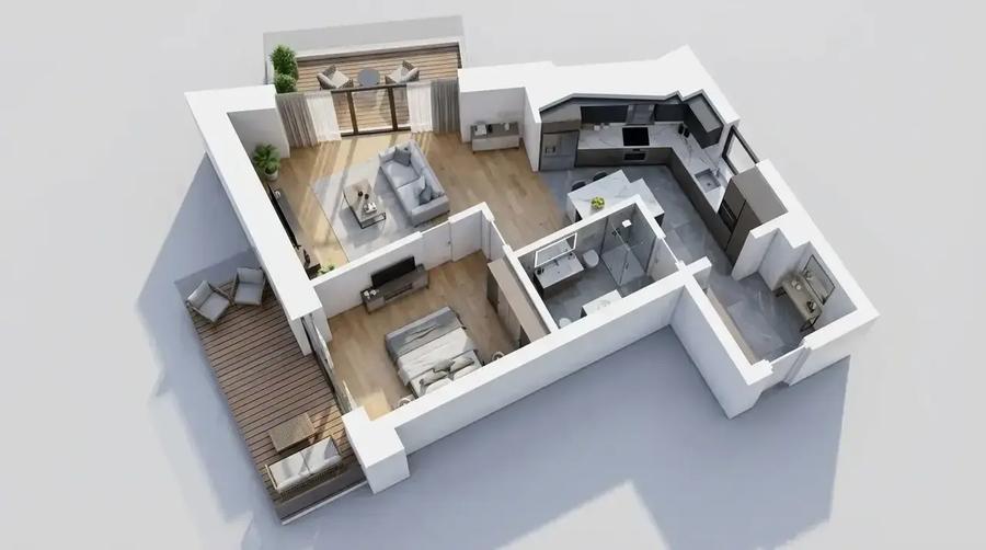 2 camere lux | Unirii | Smart Home | Living Spațios - 8