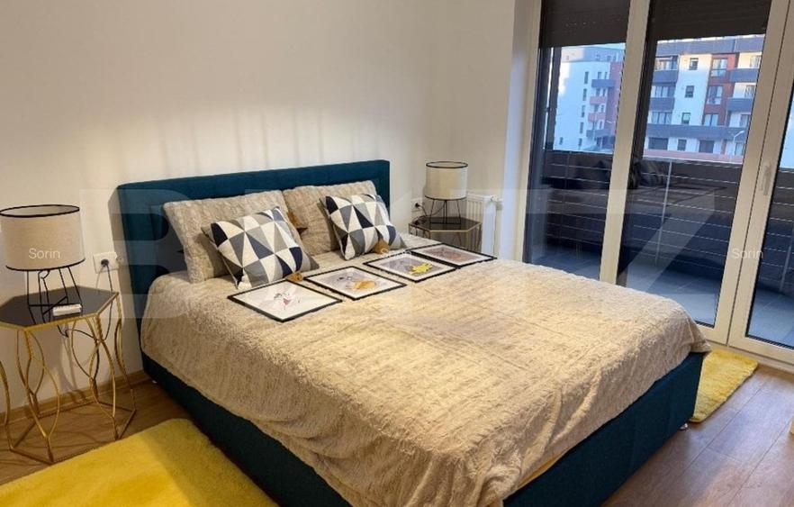 Apartament cu 2 camere + birou mobilat si utilat complet, 56 mp, Brasov - 2