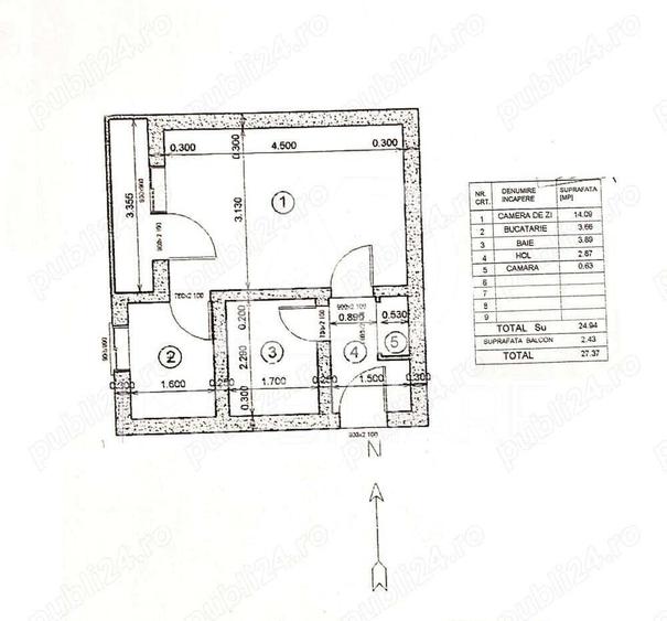 Garsoniera confort 1 de vanzare, strada Hidrocentralei, Targu Jiu - 3