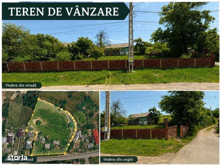 Teren de vanzare 6.124 mp, deschidere la DN29A, Adancata - 2