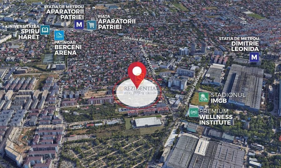 Teren Intravilan 997 mp, deschidere 76 ml, Drumul Cretestilor, Sector 4 - 3