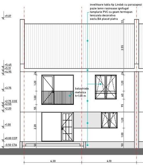 vila insir. 4cam,3bai + 1-2-3 parcari/centru Popesti Leordeni - 40