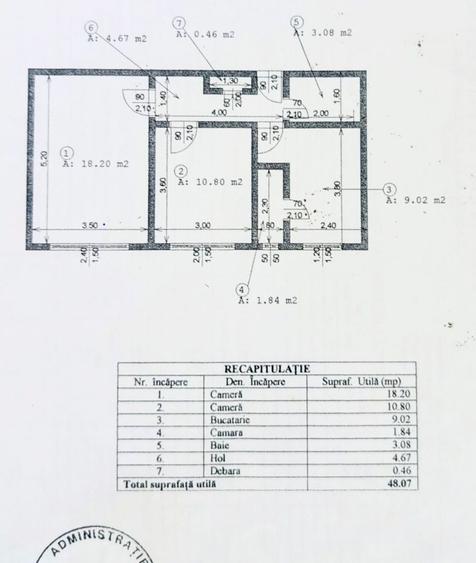 GARA-BILA ap. 2 camere, decomandat, et.2/4,curat, OCAZIE! - 2