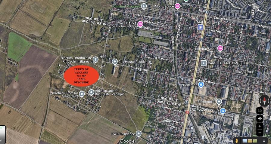 Teren de vanzare in Mgurele Cartierul Pomilor - 2