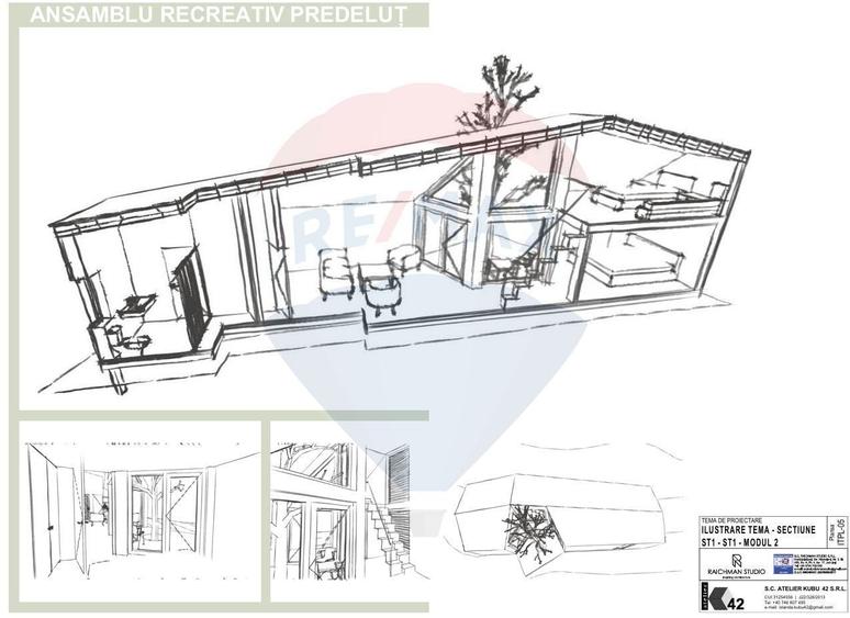 16 E+TVA/mp: Teren Bran Predelut 24253 mp intravilan proiect turistic - 5