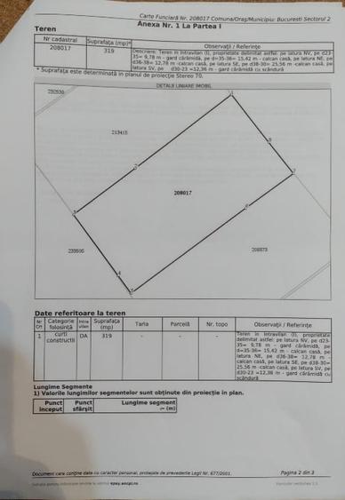 Teren de vânzare , 319 mp, Colentina. - 4