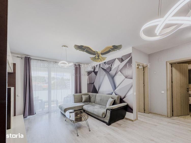 Apartament cu 2 camere semidecomandat în Central