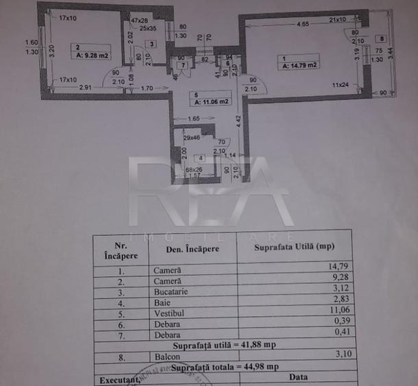 Apartament cu 2 camere la 700 de metri de parcul Titanii - 10