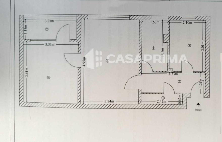 Apartament 2 camere Podu Ros- NECESITA RENOVARE - 1