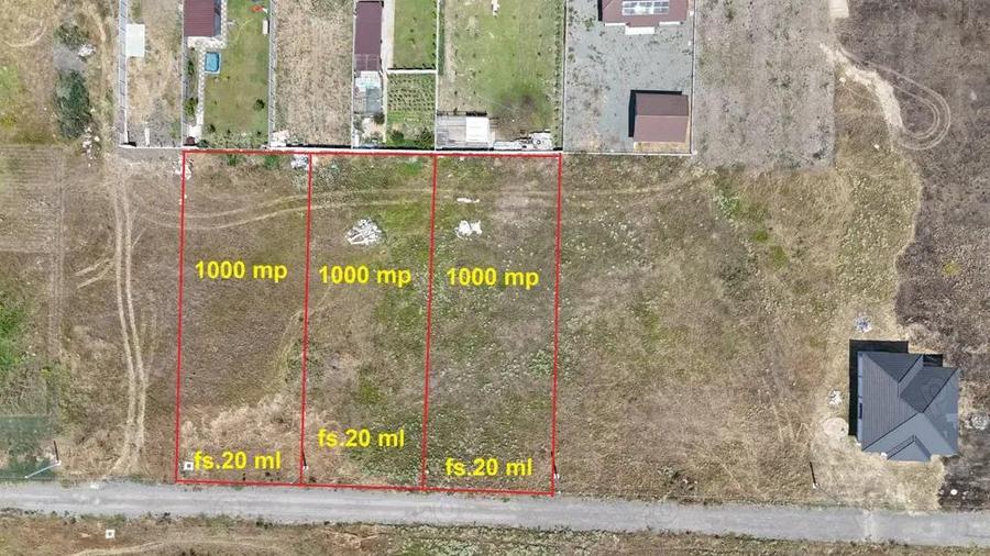 Terenuri intravilane 1000 mp Sanpaul fs.20 ml cu utilitati 39500 euro - 3