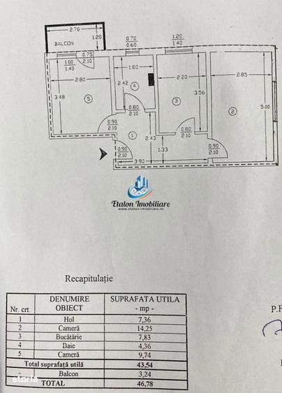 Apartament 2 camere decomandat, zona Biserica Noua Precista - 1