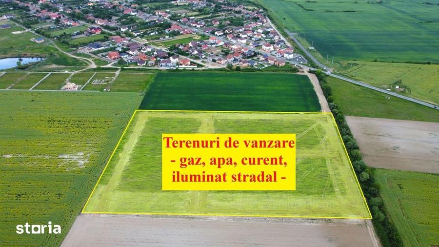Terenuri Bucovat, cu gaz, apa, curent 58 euro/mp+TVA - 3