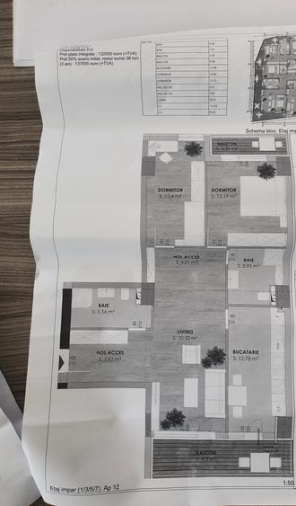 Apartament 3 camere bloc nou zona Inel 2 Constanta - 14