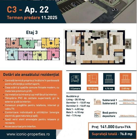 Ultimele apartamente disponibile, investitie sigura,  zona de top ! - 8