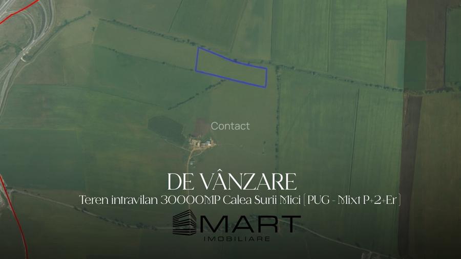 Teren 30.000mp zona Calea Surii Mici