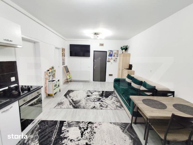 Apartament cu 2 camere, mobilat în Chinteni