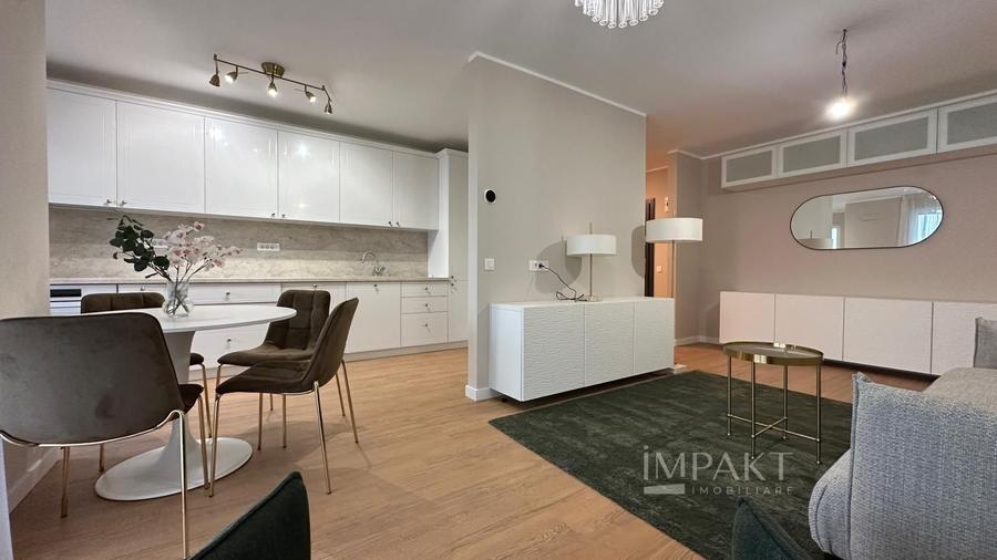 Apartament cu 2 camere semidecomandat, mobilat în Iris