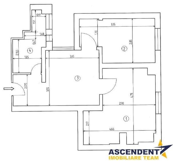2 camere cu caracter, regim vila, echipate, panorama montana, istorie, - 1