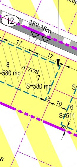 Parcela de teren in Chisoda , pretabil duplex - 1