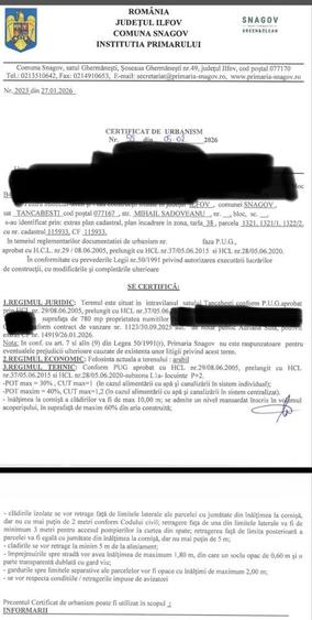 Teren intravilan de vanzare Tancabesti, Snagov (Ilfov) - 2