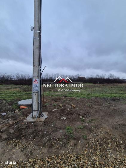 NECTORA IMOB-Teren Intravilan 501 mp, cu front 19ml, Nojorid,Utilitati - 1