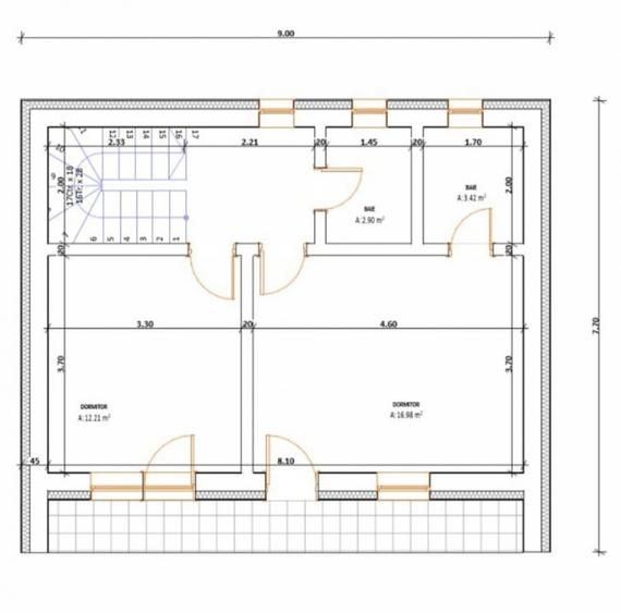 Casa de vanzare in Valu lui traian, stil contemporan, 4 camere la cheie. - 6
