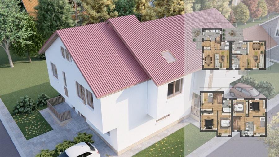 Duplex 4 camere mobilat si utilat, pod izolat 40 mp- Berceni- Vidra - 2