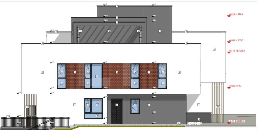 Case cuplate, cu pompa de caldura, panouri fotovoltaice, terasa, zona Vivo - 13