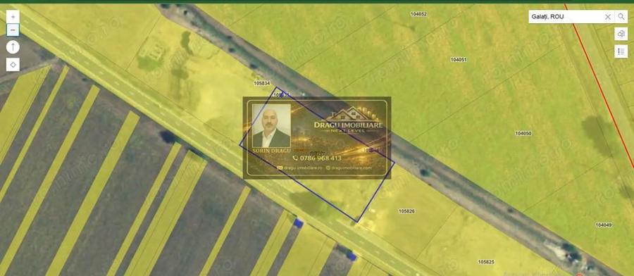 Teren 3940 MP/DN Tecuci-Tisita/ Front stradal 90m - 1