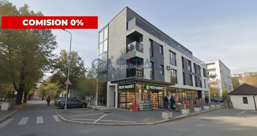 Spatiu comercial cu 10 parcari incluse, inchiriat la 2400 euro pe termen lung!