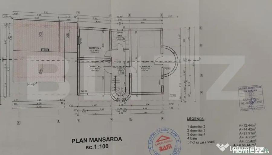 2 case centru Peri?or, teren 2016 mp, 27 m deschidere - 3