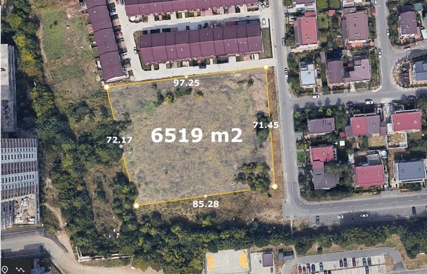 Teren Dezvoltare Rezidentiala -CU 2023, P+4, CUT 2.5 - Metrou - 2