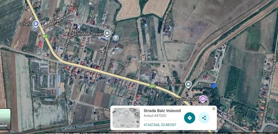 Teren de 5000 mp, în Ardud